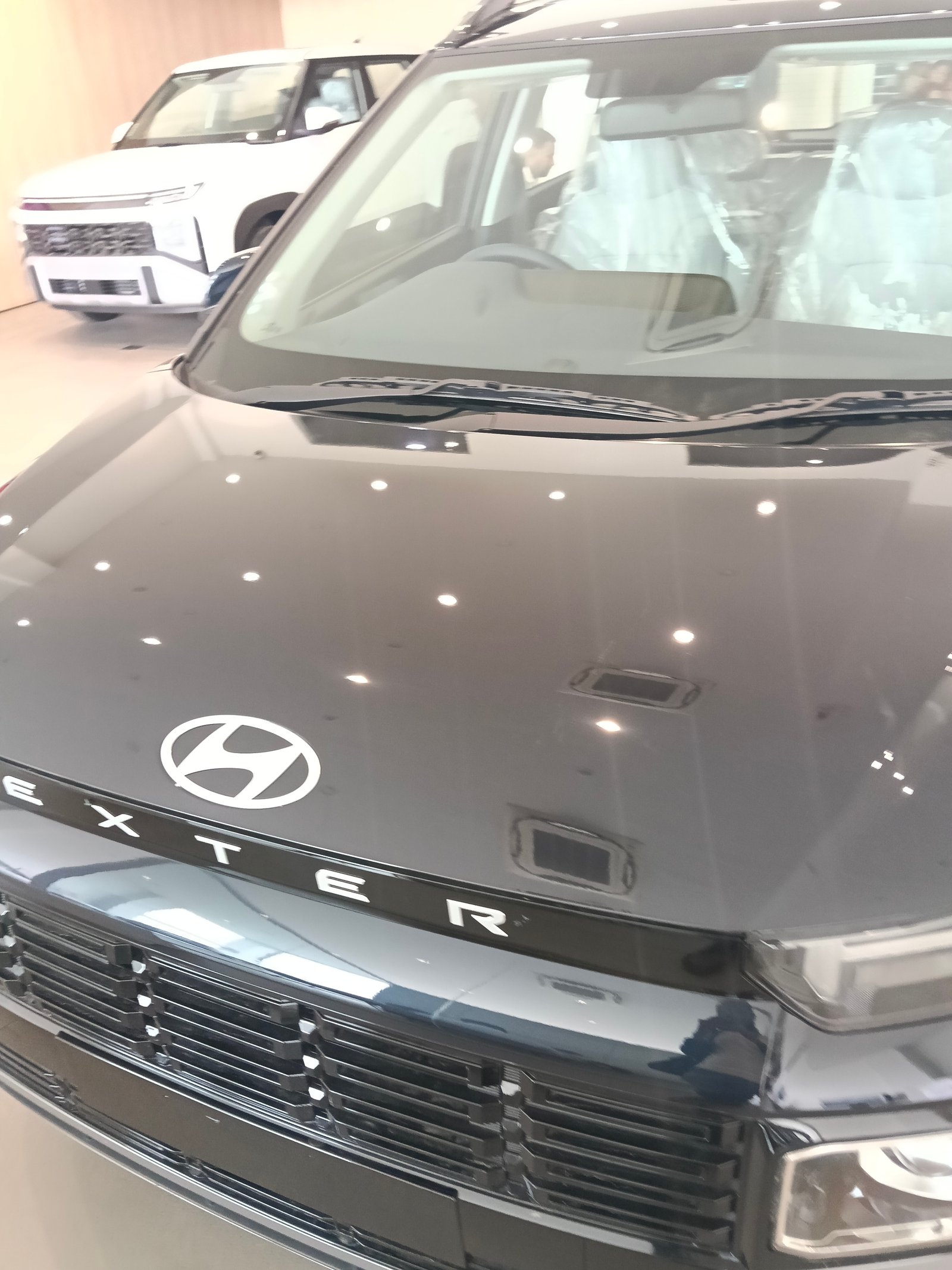 Hyundai Exter on display at Kshitij Hyundai Mirzapur
